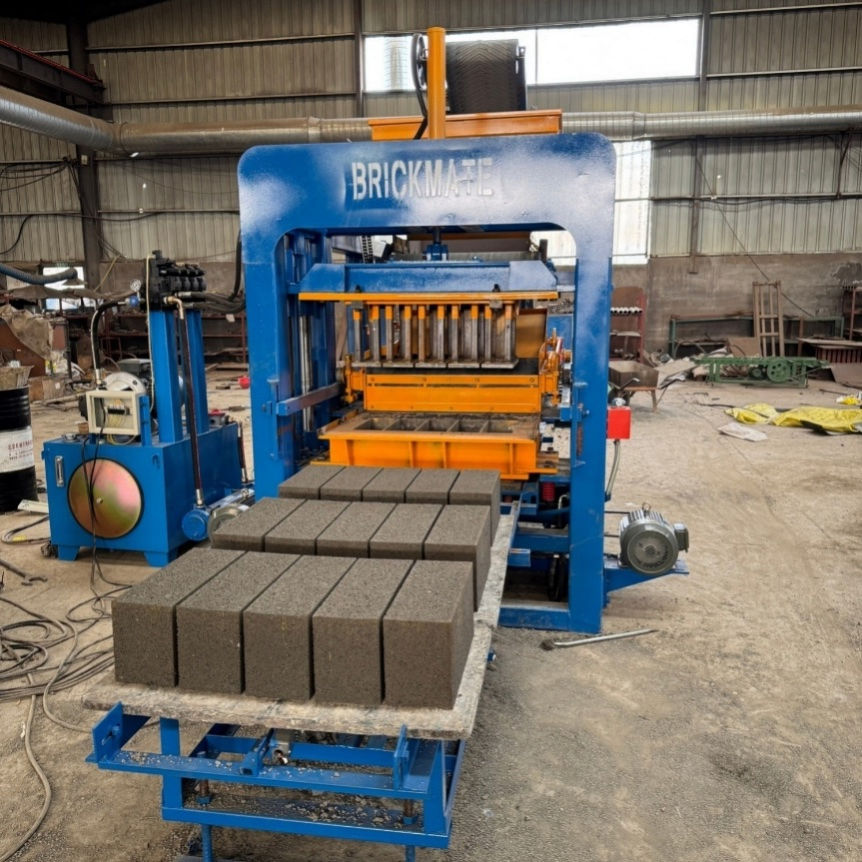 Fast Production Qt4 15 Brick Machine for Intertile Brick Manufacturing in Urban Construction