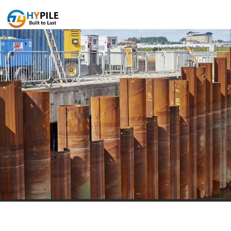 Hypile Tubular Comibi Wall System for Quay Wall, Break Water