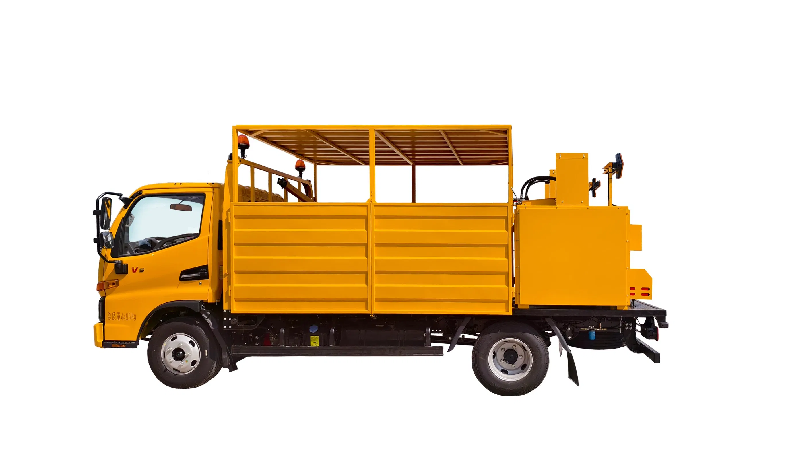 Hw-2000 Vehicle-Mounted Silent Hot Melt Kettle - Efficient Road Line Marking Machine Equipment for Highway &amp; Airport