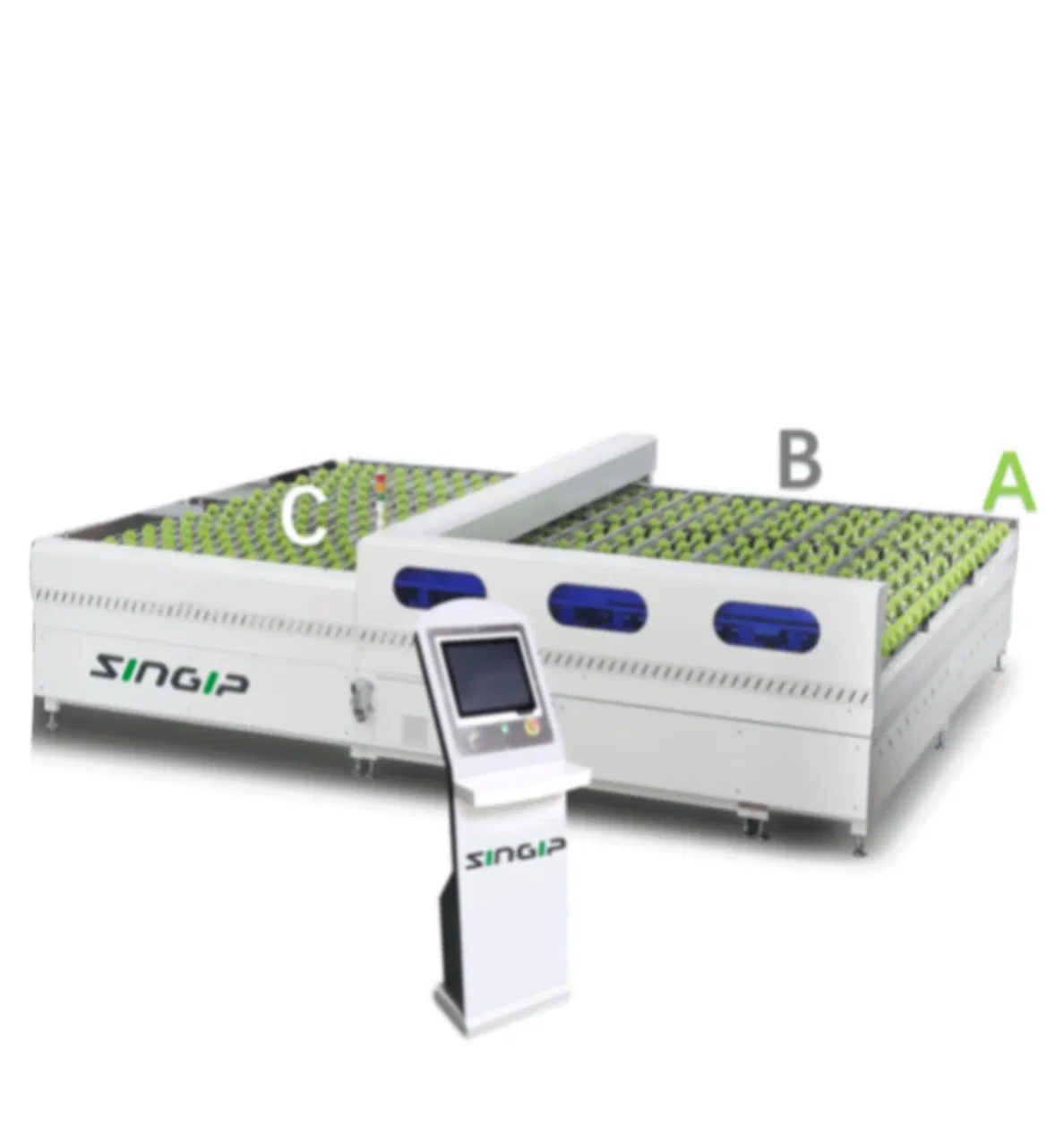 Manufacturer L-Shaped Smart Double Edging Glass Machine for Furniture and Construction