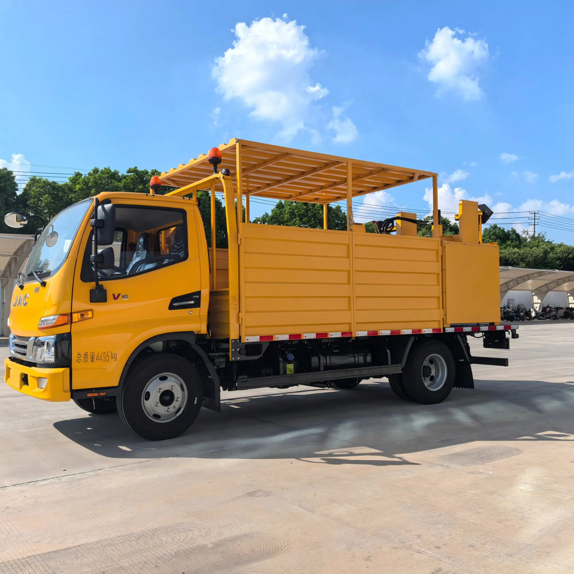 Heavsty Vehicle-Mounted Silent Hot Melt Kettle - Low-Noise &amp; Fuel-Efficient Road Marking Coating Melting Equipment Thermoplastic Hot Melt Paint Kettle