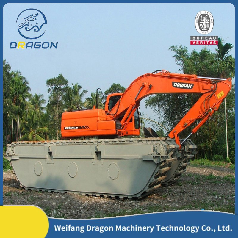 Amphibious Dredger New Backhoe Dredger Price 15000 Kg Dredging Equipment