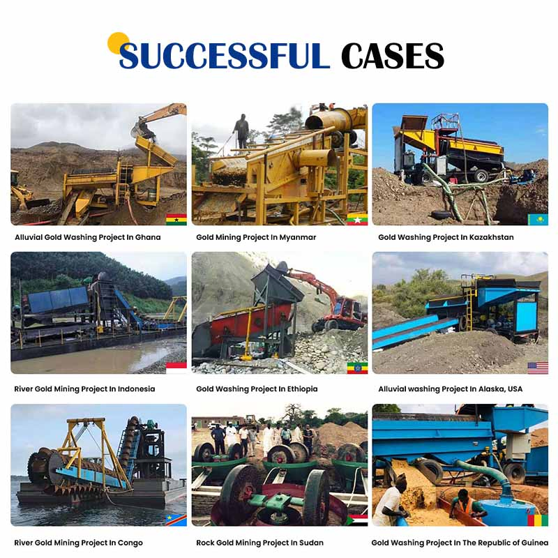 Mobile Aluvial Trommel Washing Machine Drum Gold Chrome Copper Ore Mining Processing Wash Plant for Sale