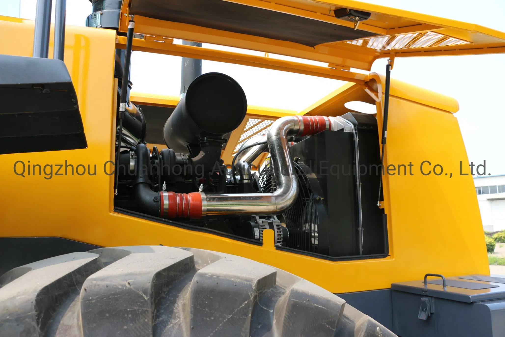 China Mini Small Compact China Small Farming Portable Construction 6ton Full Hydraulic Joystick Wheel Loader Earth Moving Machine with Quick Coupling&AC&Ripper