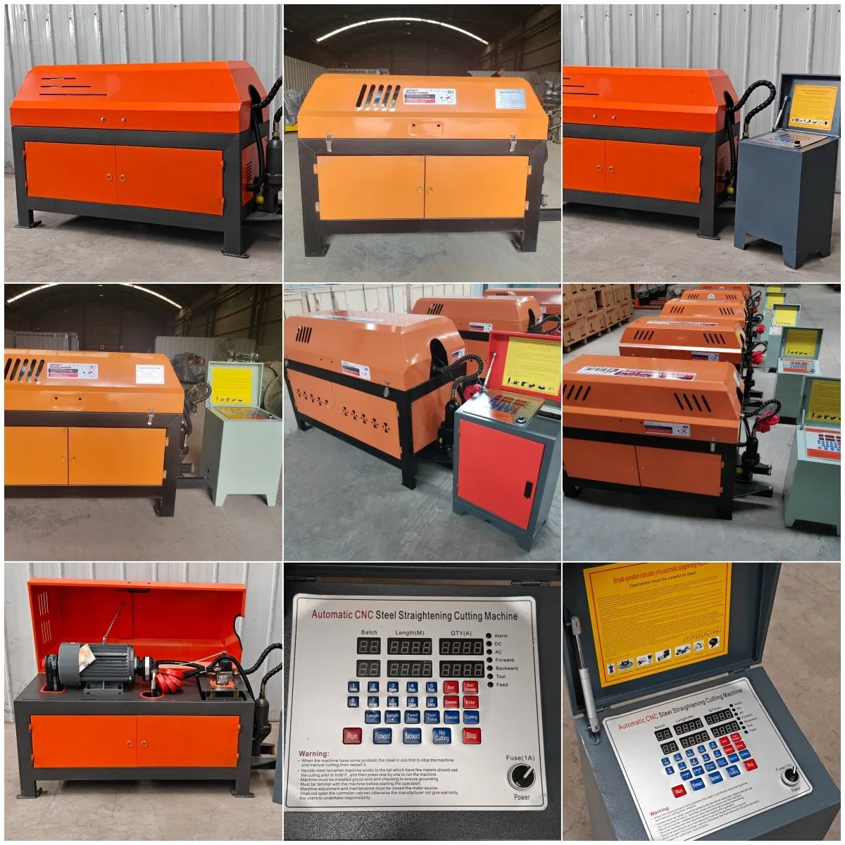 Smart Automatic Rebar Processing Straightener Machine for Construction Projects