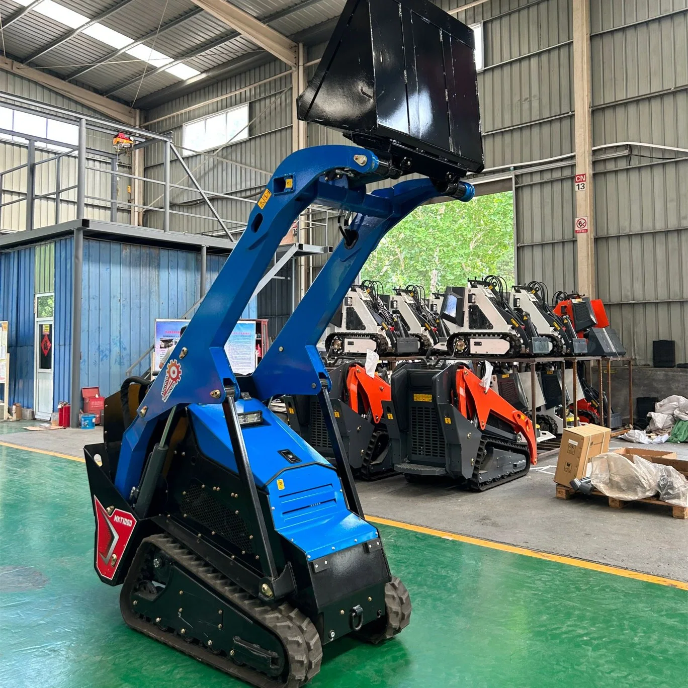 Earth Moving Machinery CE EPA Diesel 23HP Small Skid Steer for Sale