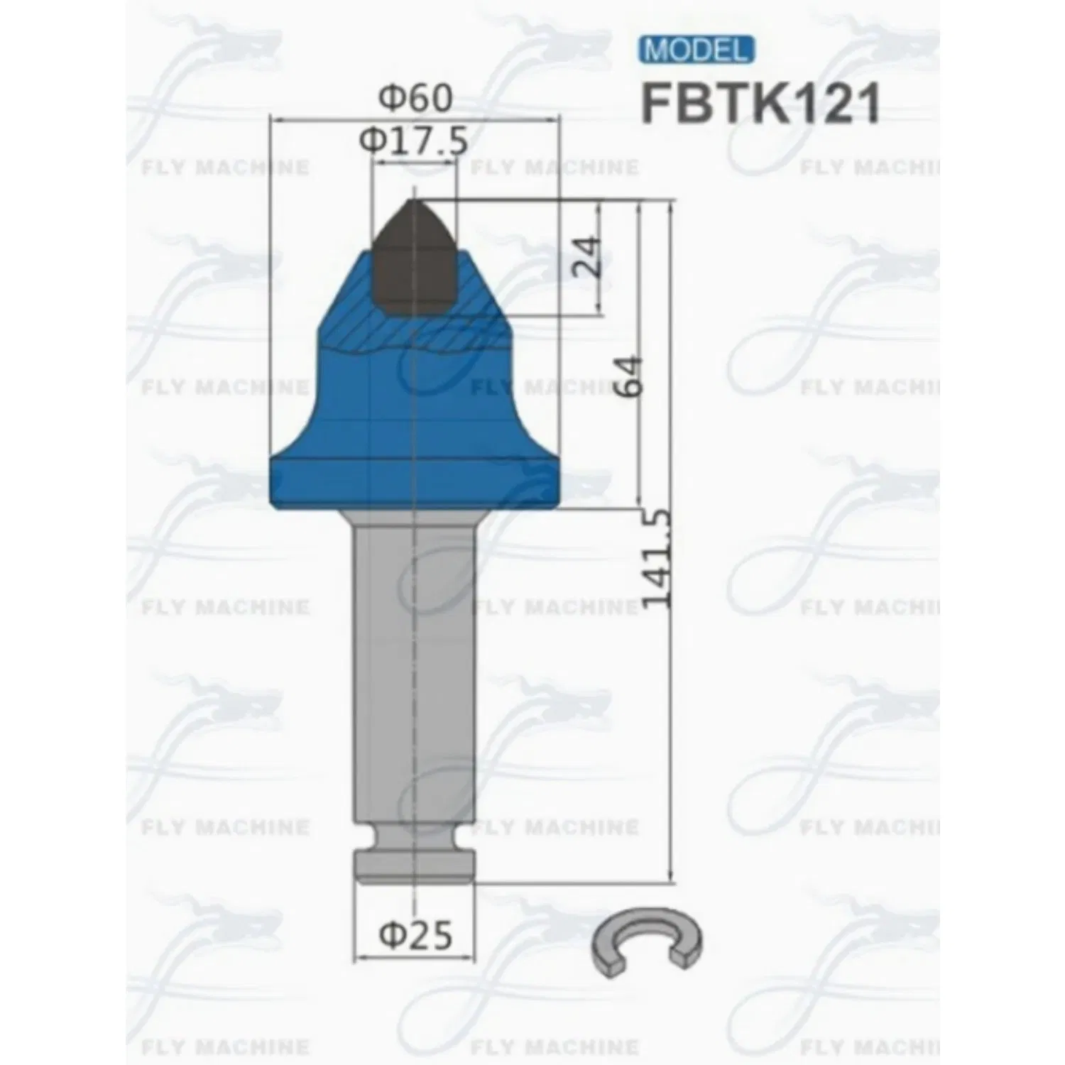 Constraction Btk121 Conical Mining Bit