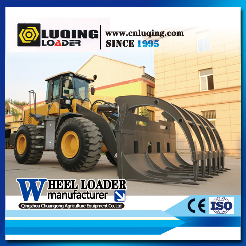 Chinese Brand Luqing Lq956 L50 5ton Wheel Loader Earth-Moving Heavy Duty Construction Machinery