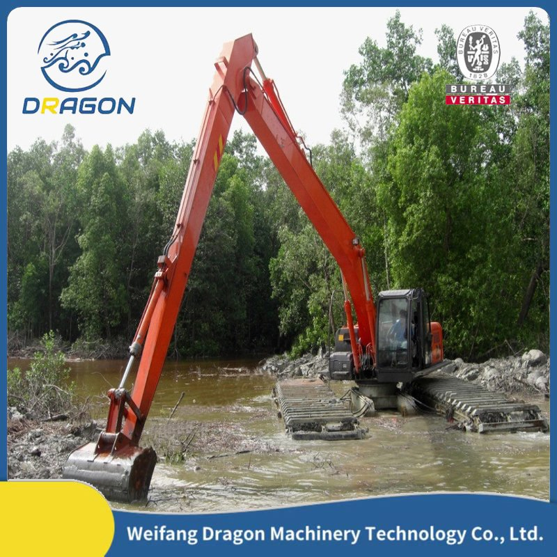 Amphibious Dredger New Backhoe Dredger Price 15000 Kg Dredging Equipment