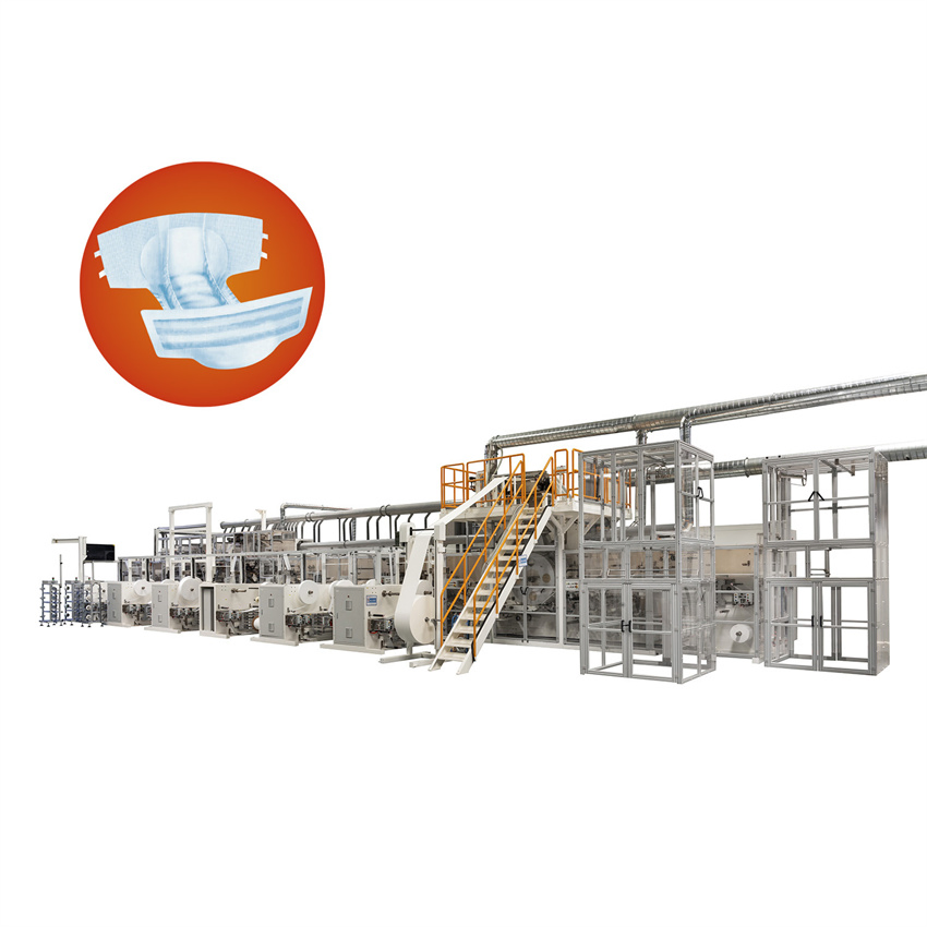 Durable Smart Full Servo Adult Diaper Machine with Robust Construction