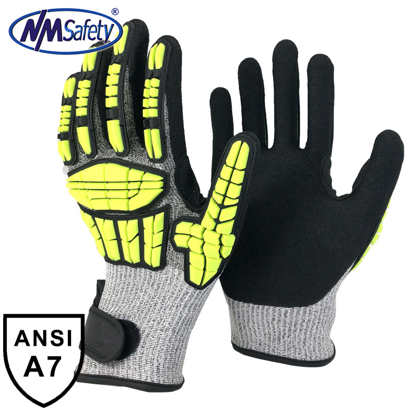 Nmsafety Oil &amp; Mining Industry En388 4X44fp Anti Impact Cut Resistant Glove