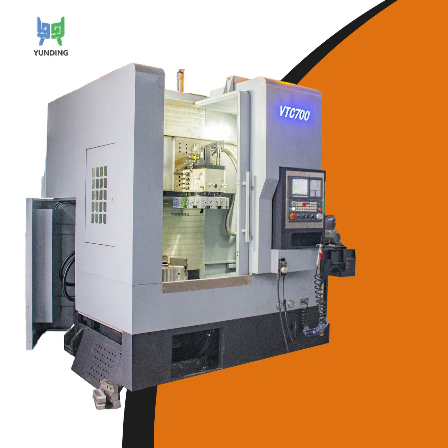 Smart Control Vtc700 CNC Vertical Lathe Machine for Construction Machinery Gear Processing