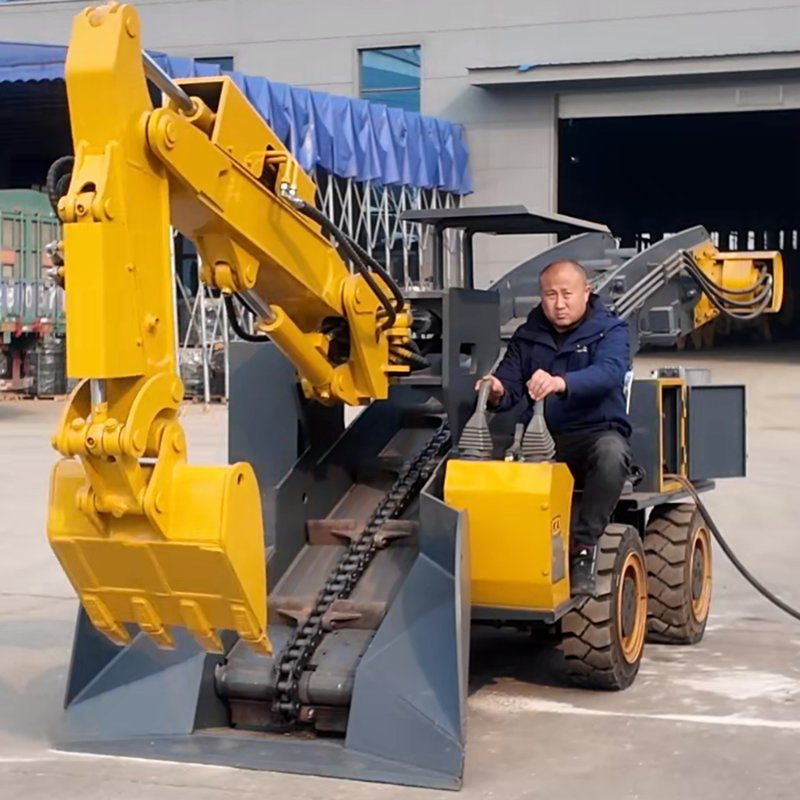 8.6t Mucking Loader Mining Machinery with Excavating Width ≥4800mm, Heavy-Duty Design for Roadway and Coal Mine Excavation Projects