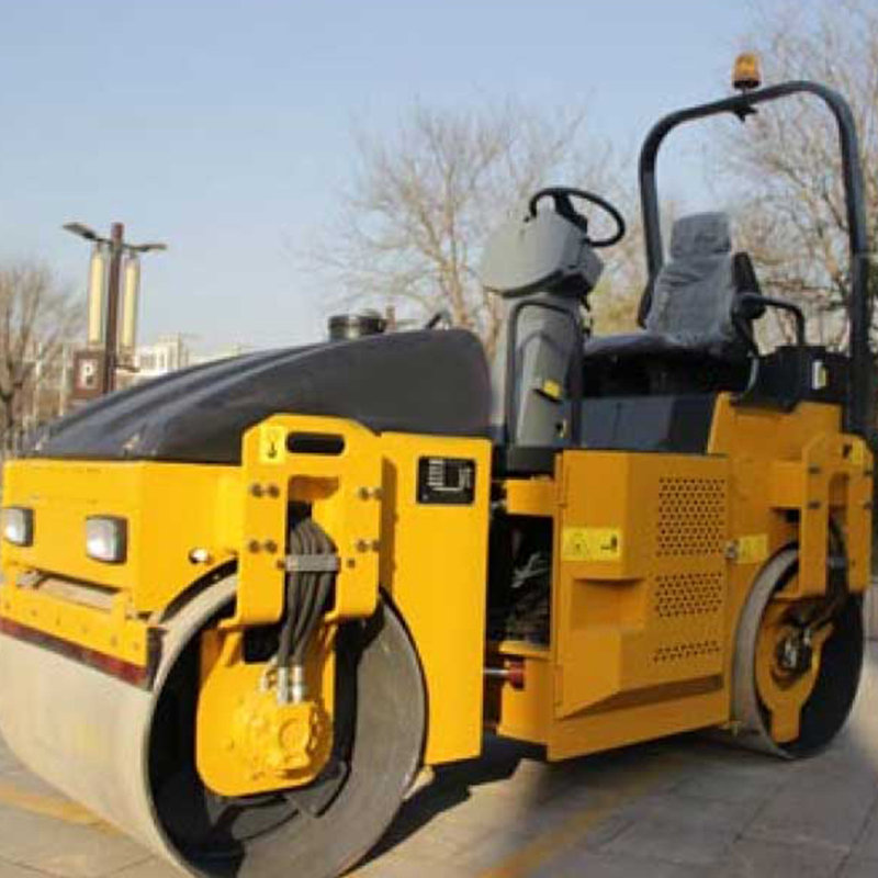 Small Road Roller Earth Moving with Micro Excavator Attachment Construction Machinery