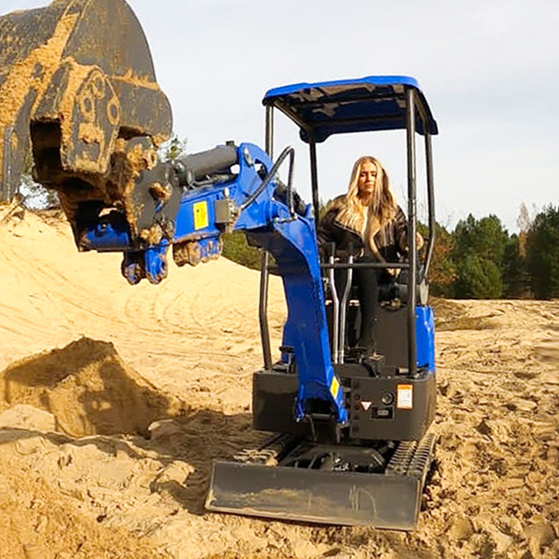 Multi Functional 1.2-Ton Small Excavator, Multi-Purpose Tracked Small Excavator Construction Machinery