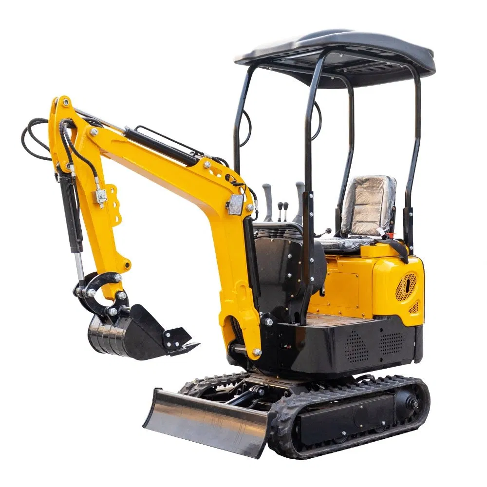 Barren Mountain Compact 1 Ton Mini Excavator for Heavy-Duty Roadwork