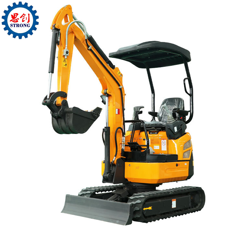 Factory Price 1.8 Ton Hydraulic Backhoe Crawler Small Digger Machine