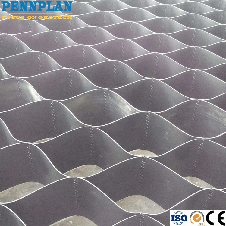Geocell Roadworks Paving Honeycomb Gravel Grid Smooth Surface for Retaining Walls Geocell