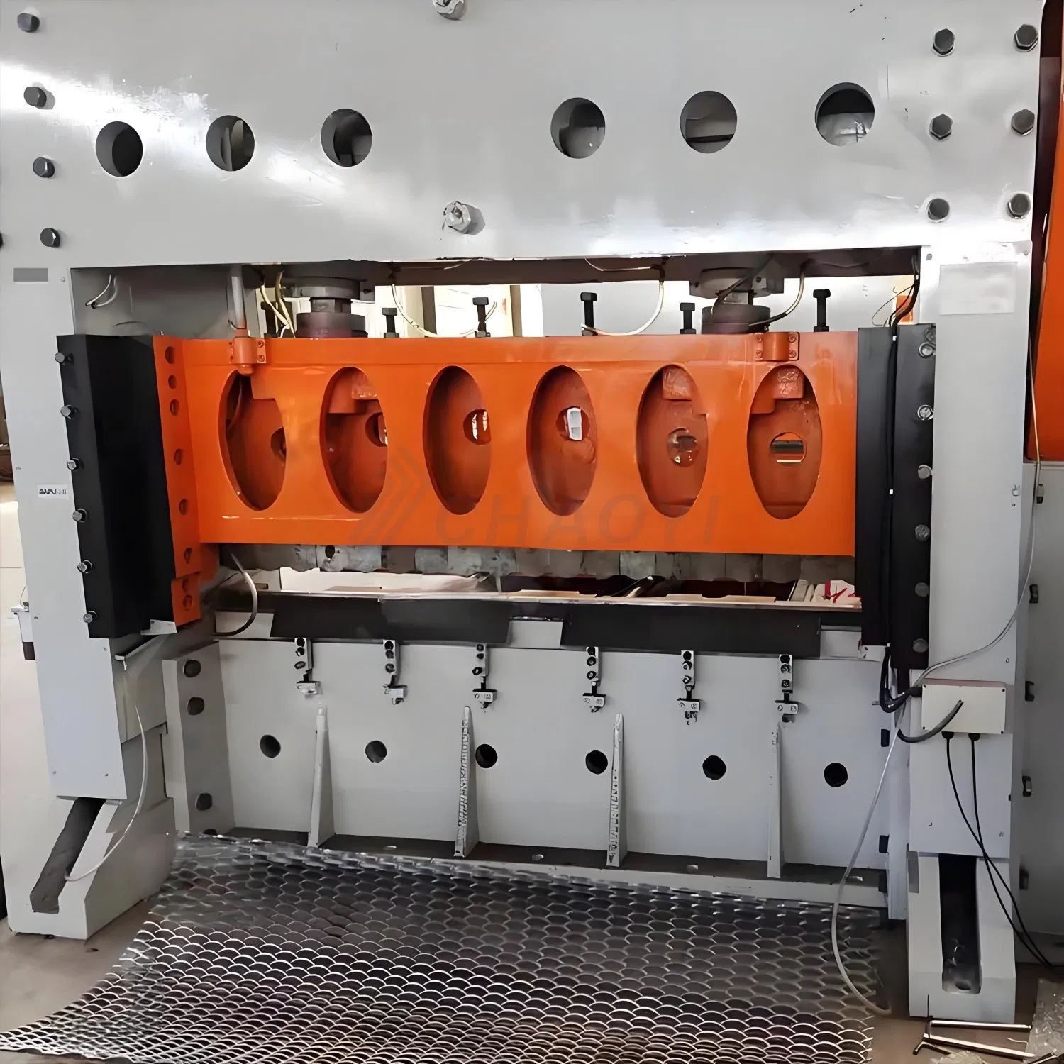 Smart-Servo Reliable-Performance Steel Plate Sheet Security Fence Steel Mesh Making Machine Steel Mesh Expander for Engineering Projects for Construction Supply