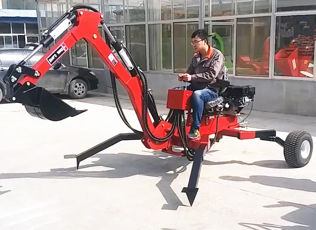 Backhoe Excavator View 4