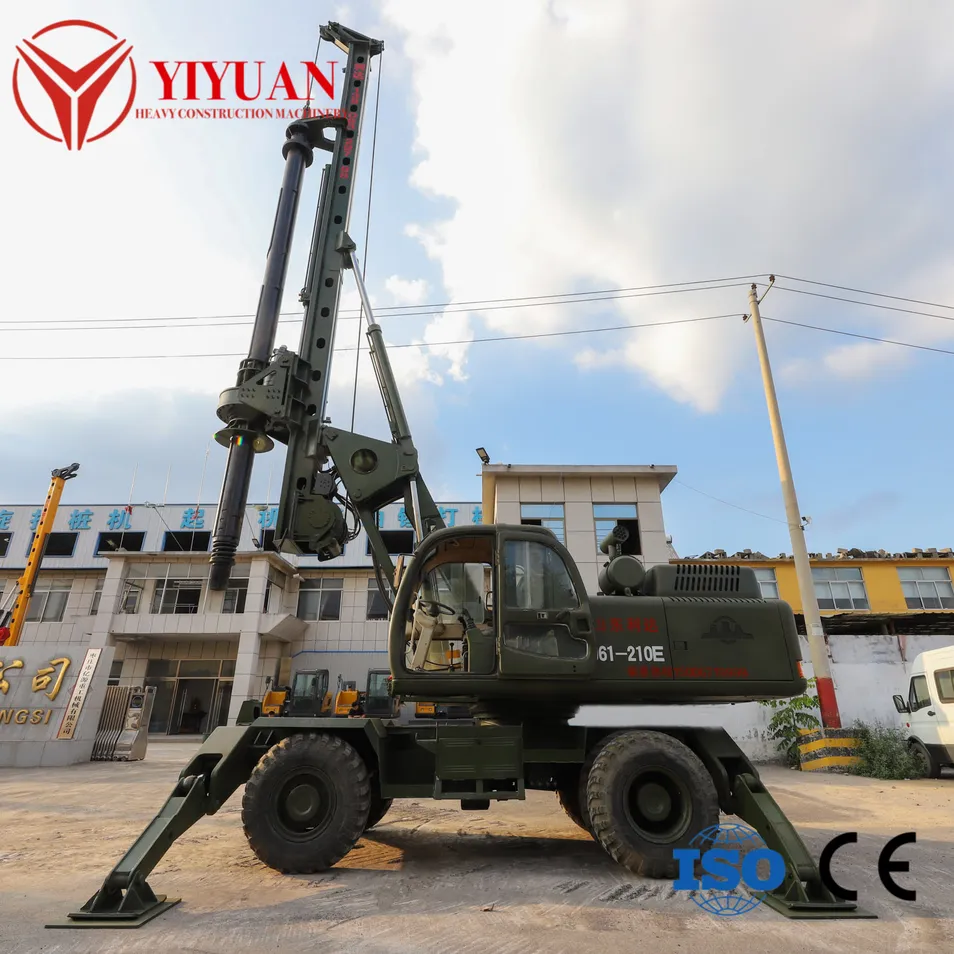 WHEEL TYPE DRILLING RIG