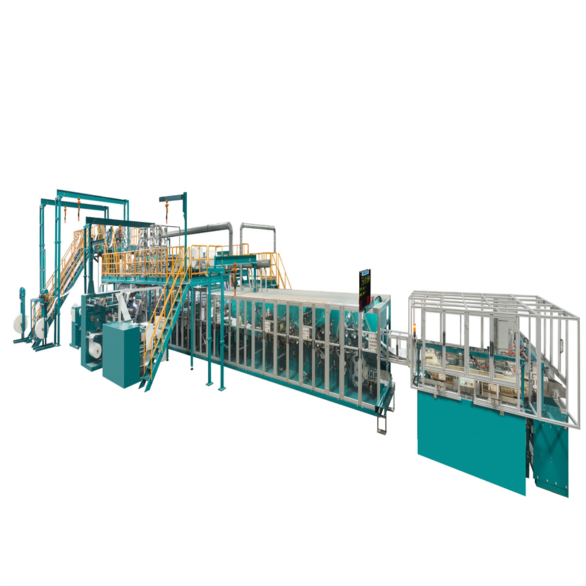 Durable Smart Full Servo Adult Diaper Machine with Robust Construction