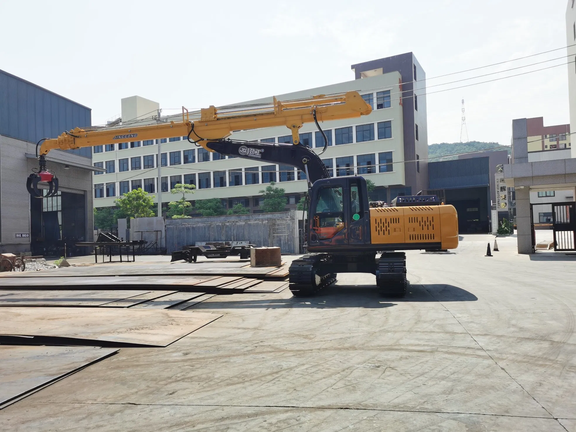 Jg150L Forestry Crawler Excavator Heavy-Duty Slope Excavation CE/ISO Certified Machinery