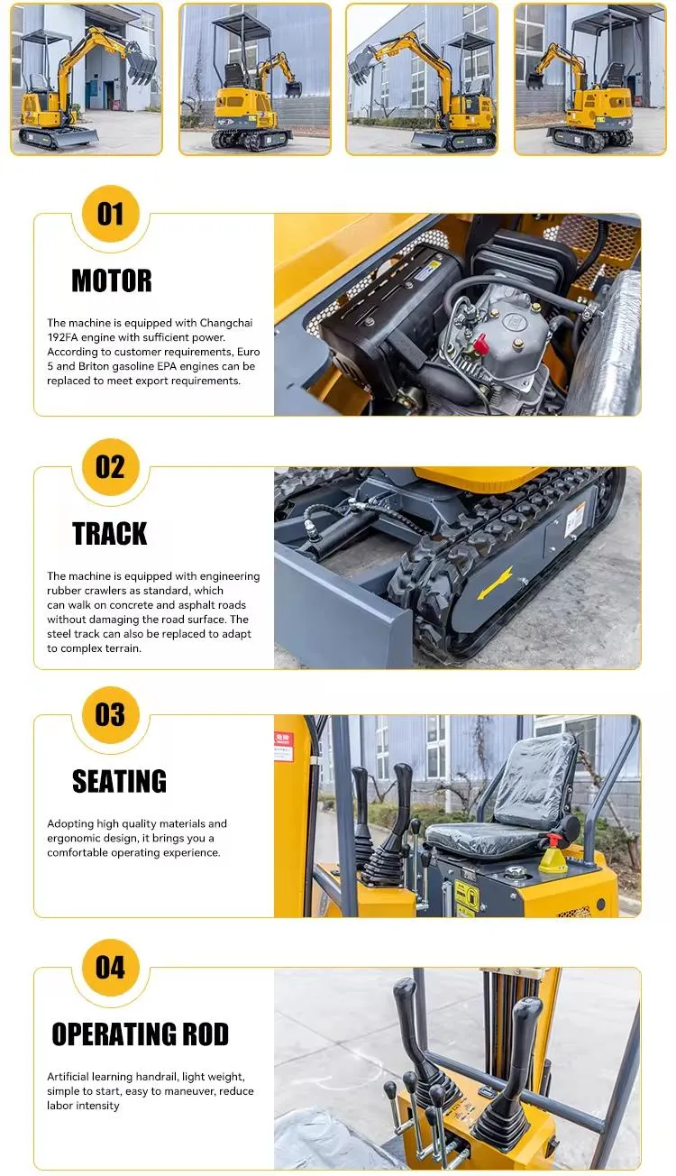 Mini Excavator Features