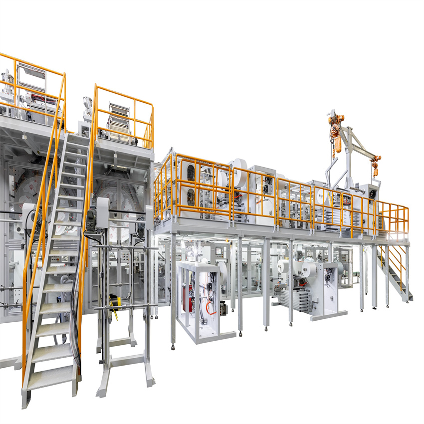 Durable Smart Full Servo Adult Diaper Machine with Robust Construction