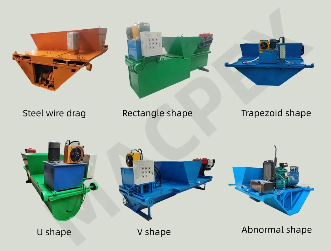 Diesel Power Concrete Trench Making Slip Form Machine