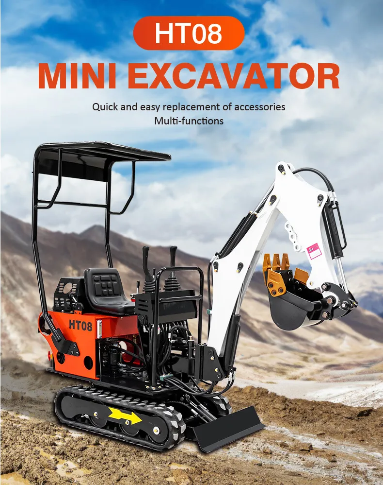 Mini Excavator View 1