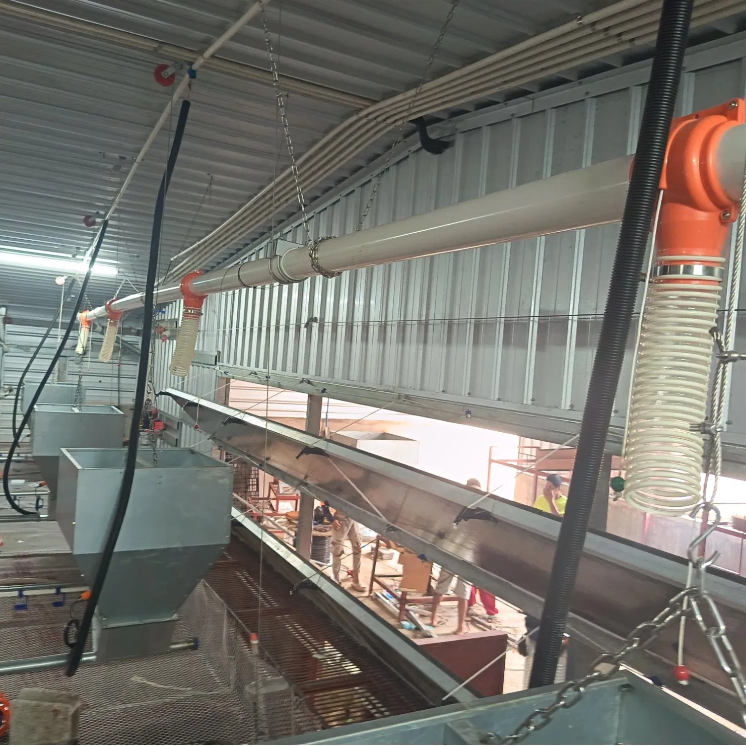 Superior Compact Fill System Equipment Quick Setup Durable Construction Low Noise Adjustable Feeding Flow Ideal for Layer and Broiler Farms