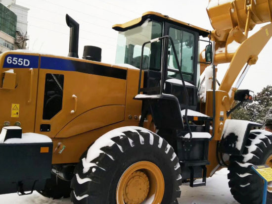 Earthmoving Machinery Brand Cater Technology Diesel Wheel Loader World-Class Hydraulic System 655f