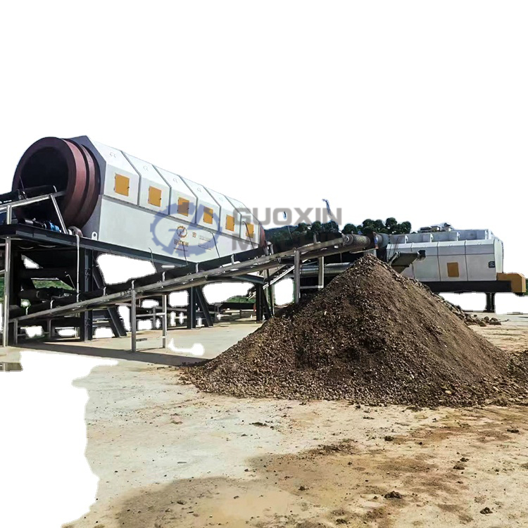Waste Disposal Machine Rotary Trommel Screen Waste Sorting Line Waste Management Solutions