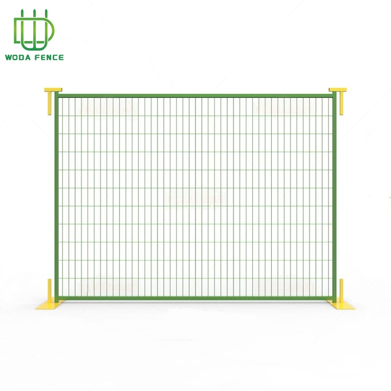 Heavy-Duty Durable Modular Canada Temporary Fence for Roadwork Rental