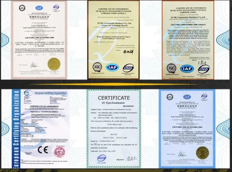 Certifications