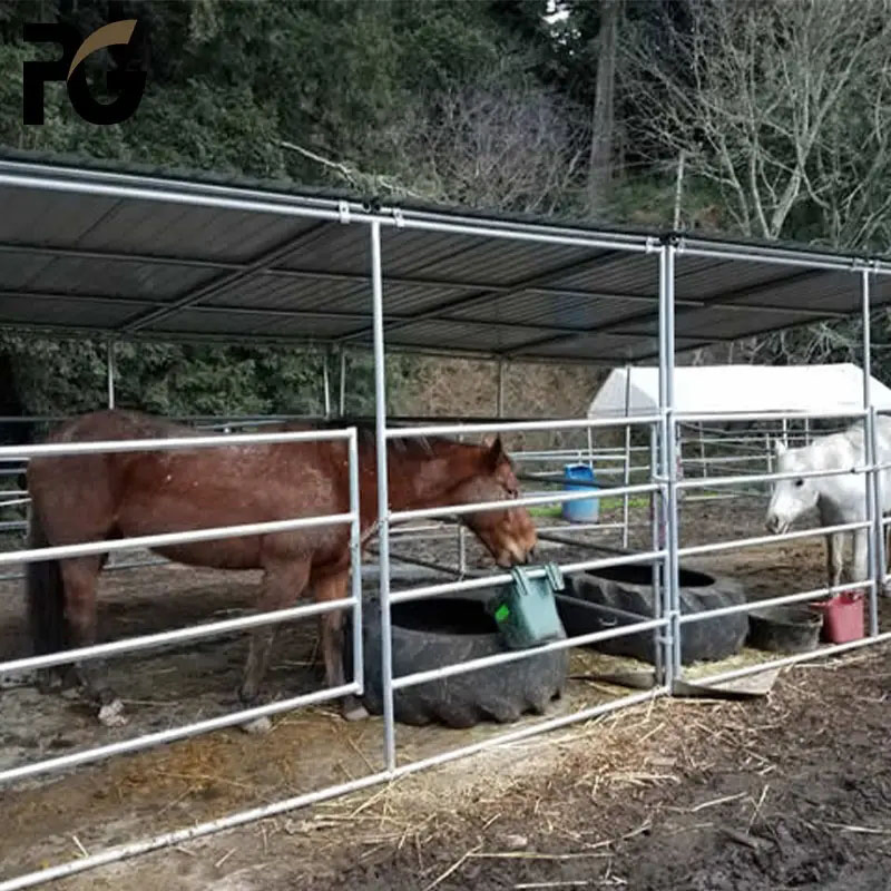 Farm Equipment Livestock Heavy Duty Hot DIP Galvanized Cattle Corral Cattle Yard Panels for Rental