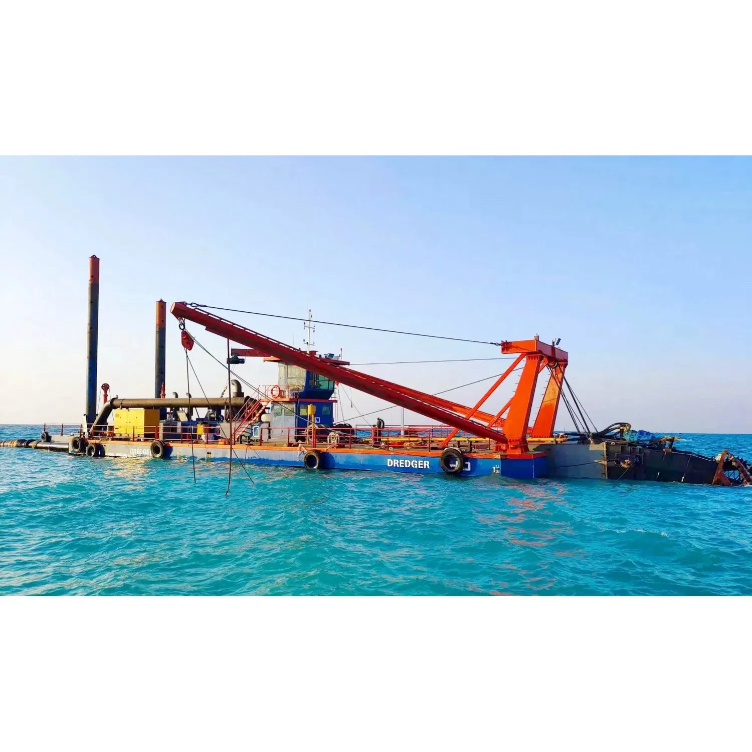 500kw Cutter Head and Heavy Duty Marine Equipment Cutter Suction Dredger