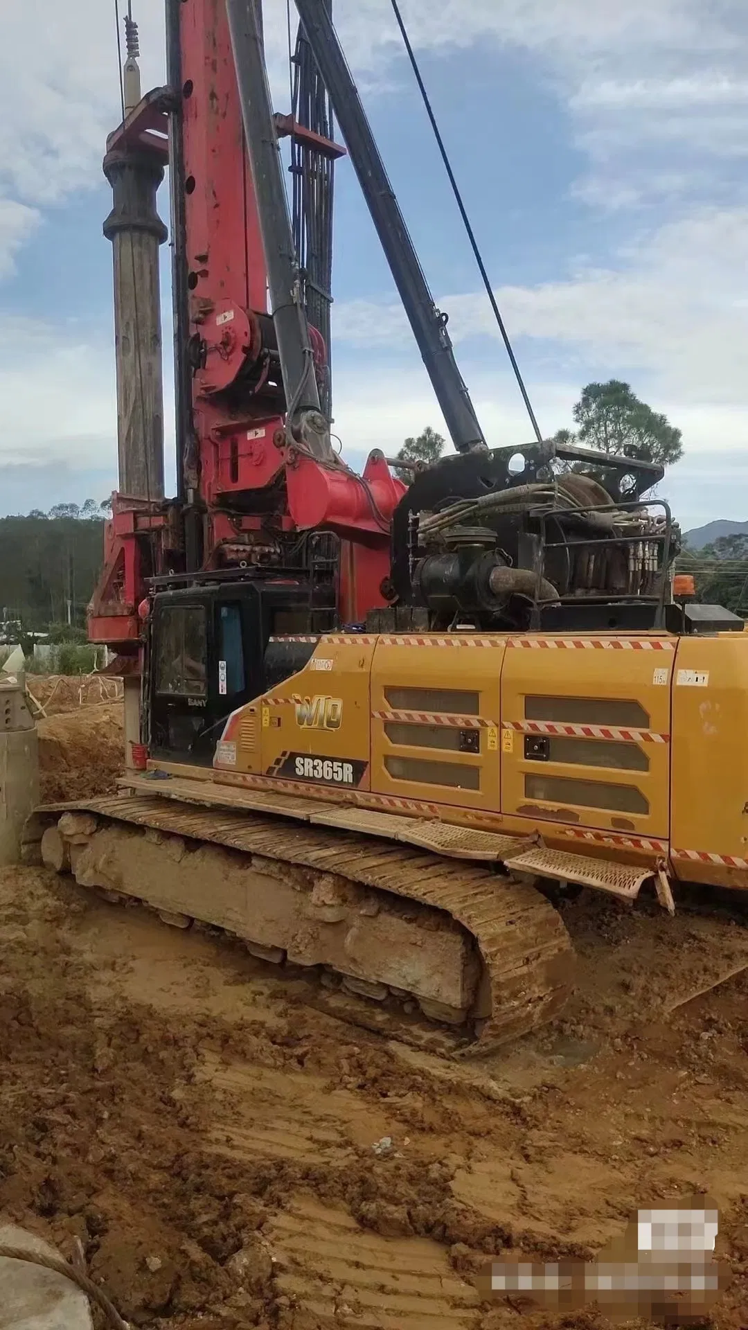 Good Quality Used Construction Machinery Rotary Drilling Rig Trinity155 Drilling Rig Piling at Construction Sites