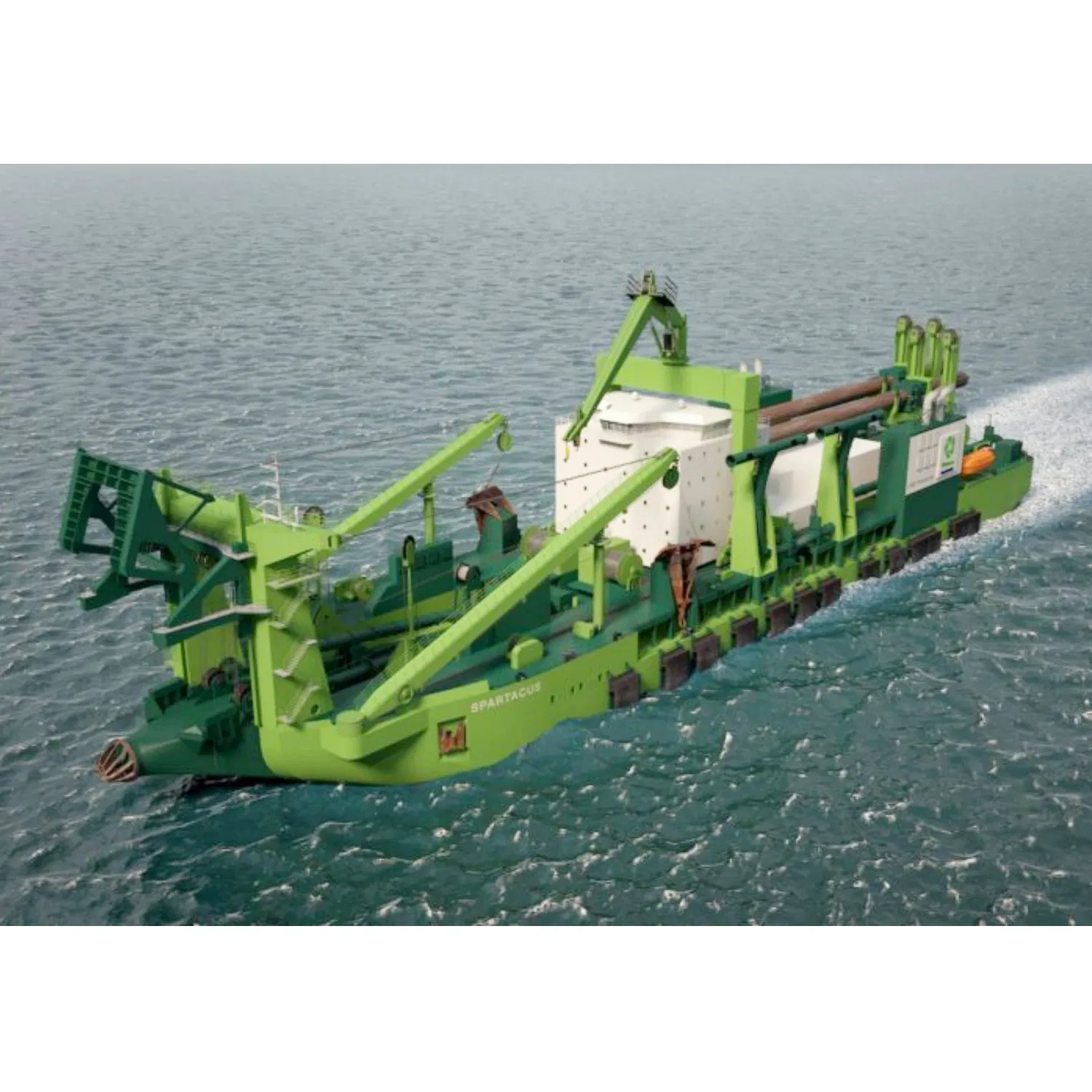 500kw Cutter Head and Heavy Duty Marine Equipment Cutter Suction Dredger
