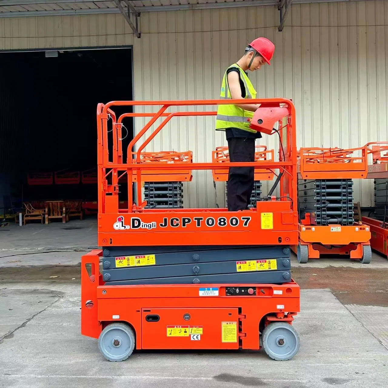 Heavy-Duty 4-Wheel Hydraulic-Driven Scissor Equipment