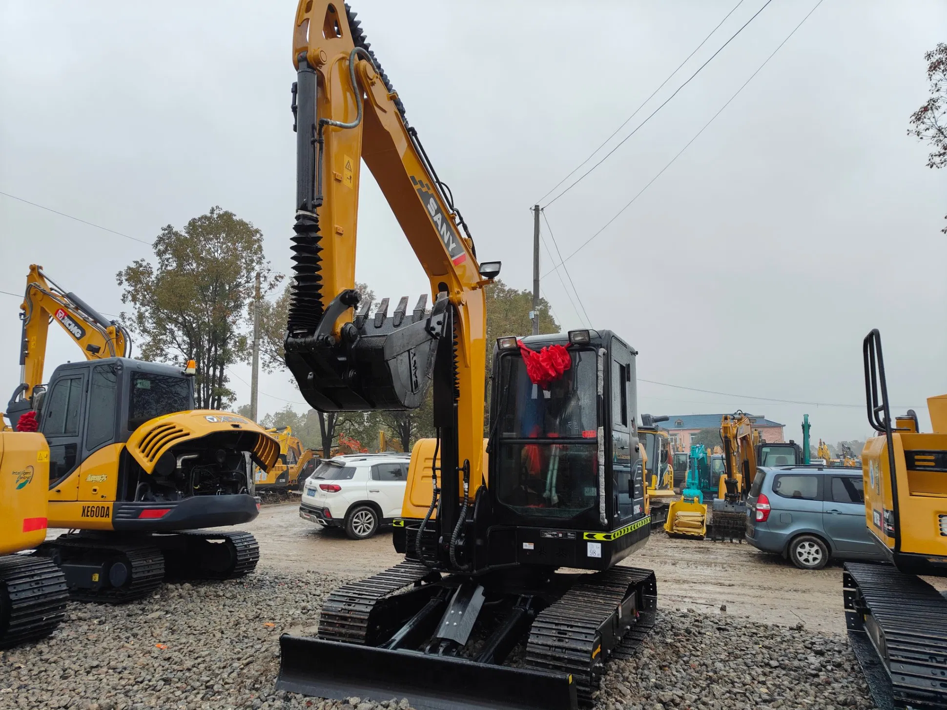 Best Price Sy60 5 Ton 6 Ton PC55 PC60 PC70 Small Mini Crawler Excavators Used Construction Equipment Second-Hand Hydraulic System Digging Machine Excavator