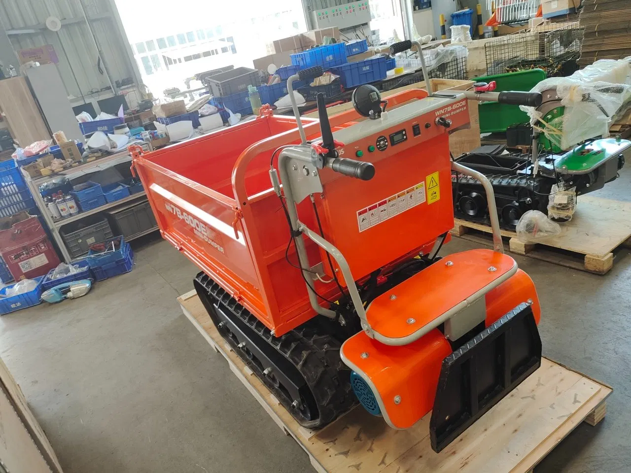 China Wenovus Wn7b-600e Agriculture Machinery High-Capacity Transporter Gasoline-Powered Dumper Crawler Smart Transportation Charging Infrastructure