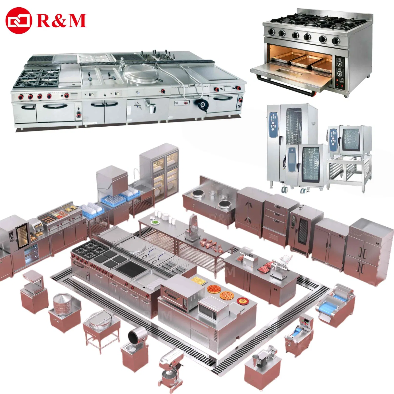 Fully Cooking Catering Buy CE Restaurant Hot Global Largest Industrial Stainless Steel Commercial Kitchen Equipment Supply Manufacturers Near Me Vendors Company