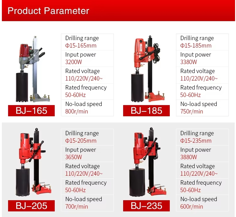 Building and Infrastructure Multi-Functional Diamond Core Drill Machine
