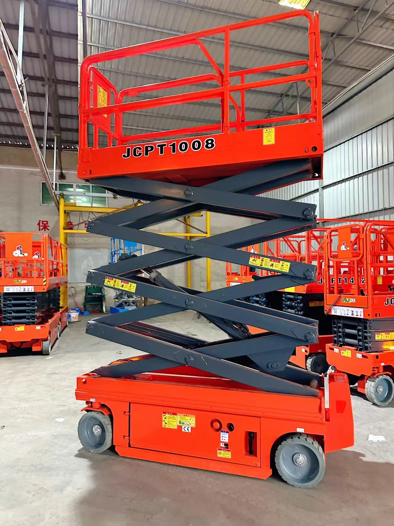 Heavy-Load 4-Wheel Refurbished Hydraulic-Driven Scissor Equipment