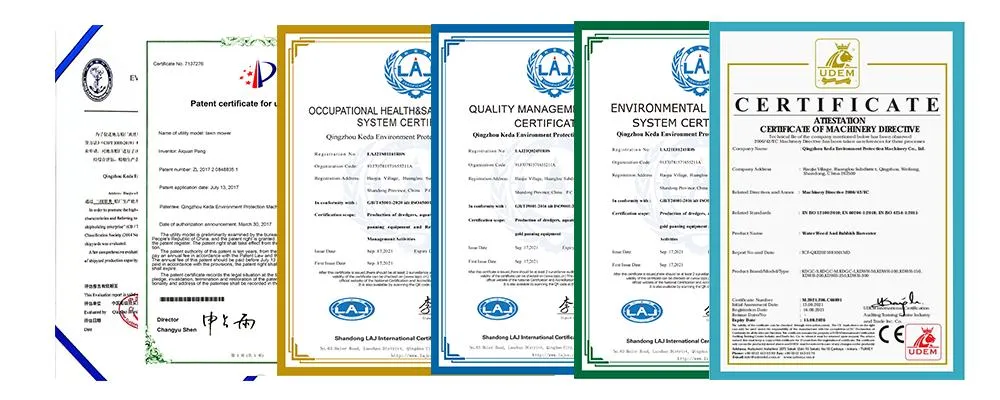 Certifications