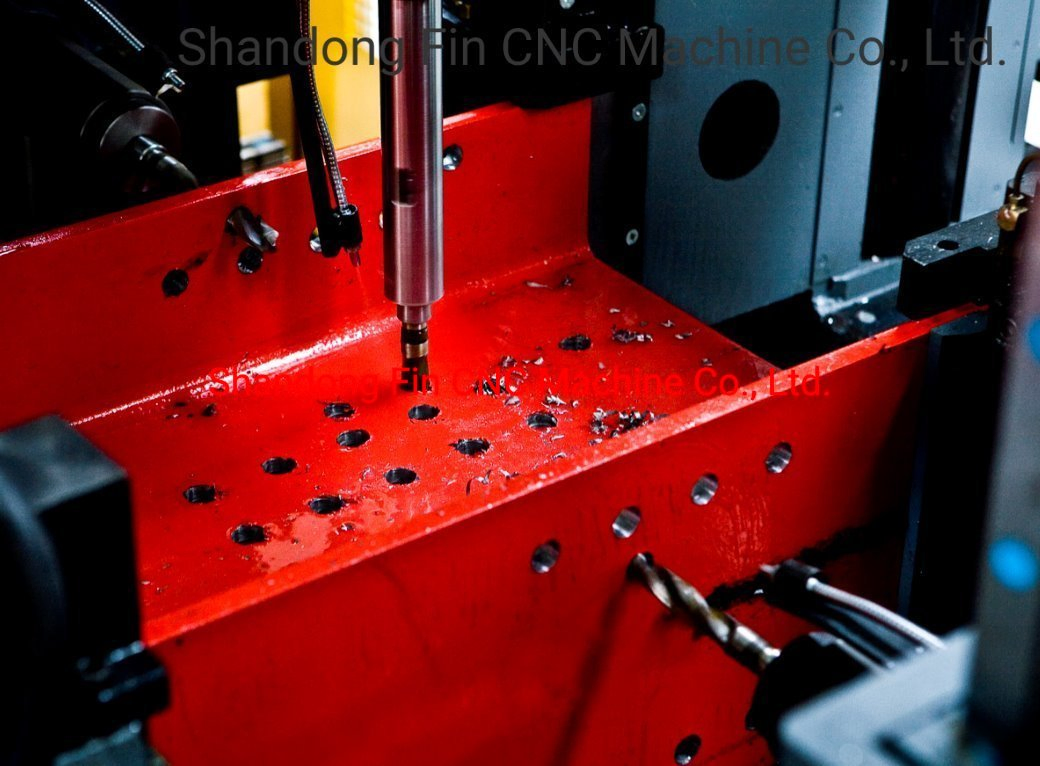Infrastructure Building Industrial Machinery FINCM Steel Structure Construction &nbsp;U Channel Beam Drilling Machine
