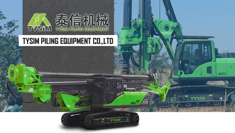 Bored Hydraulic Drilling Rig Piling Machine