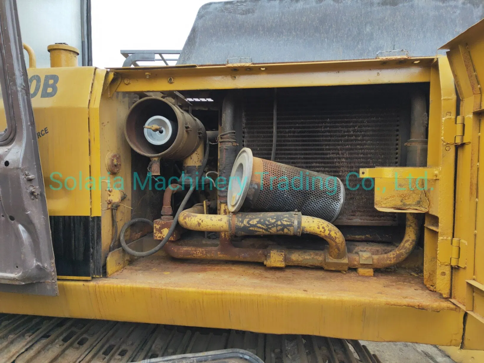 Used Caterpillar E220b Hydraulic Excavator Construction Machinery Free Shipping